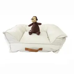 DOG REPUBLIC - Cama mascotas Harry Pro Crema L