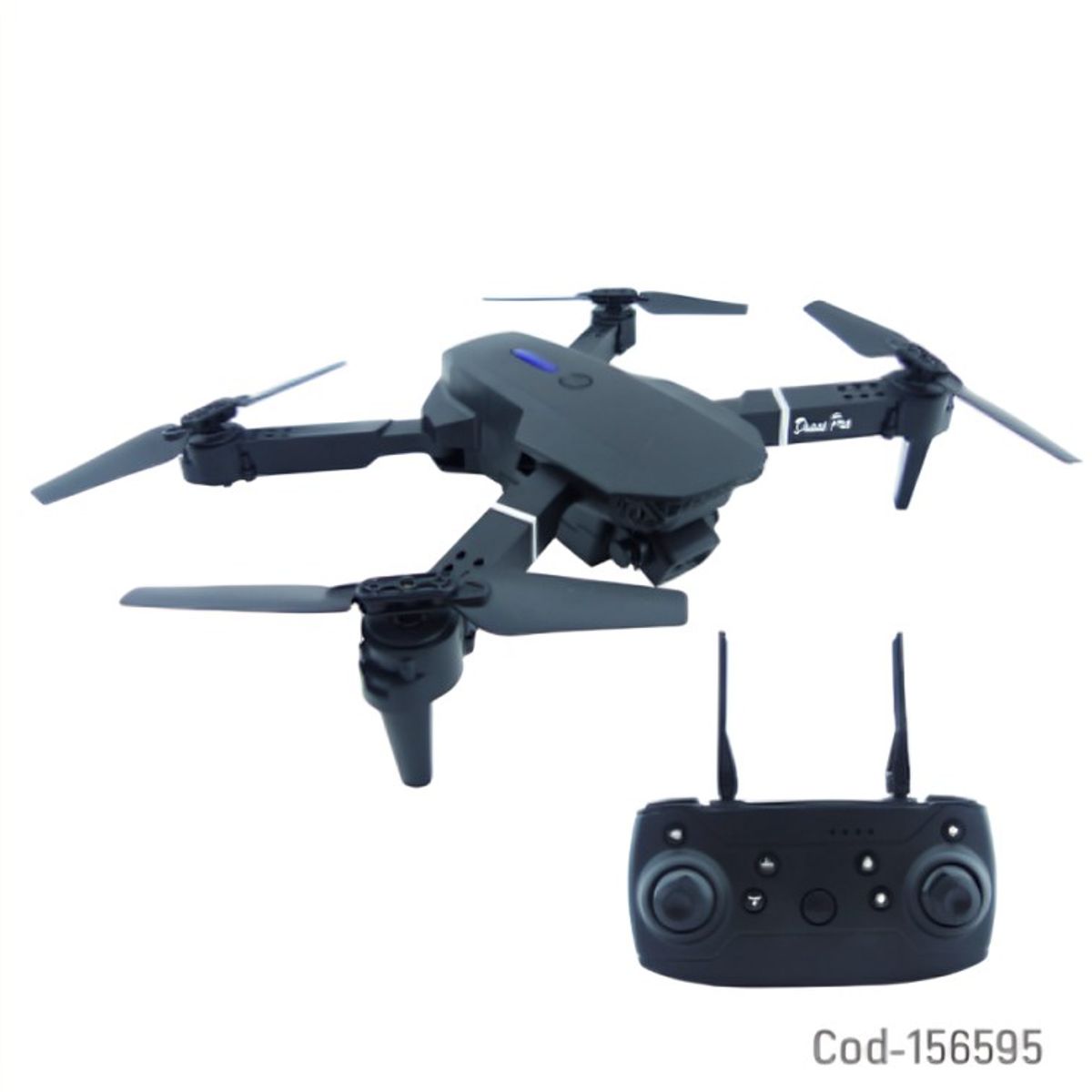 GENERICO - DRONE MOD.E88 WIFI 2 CAMARAS CON ESTUCHE RECARGABLE