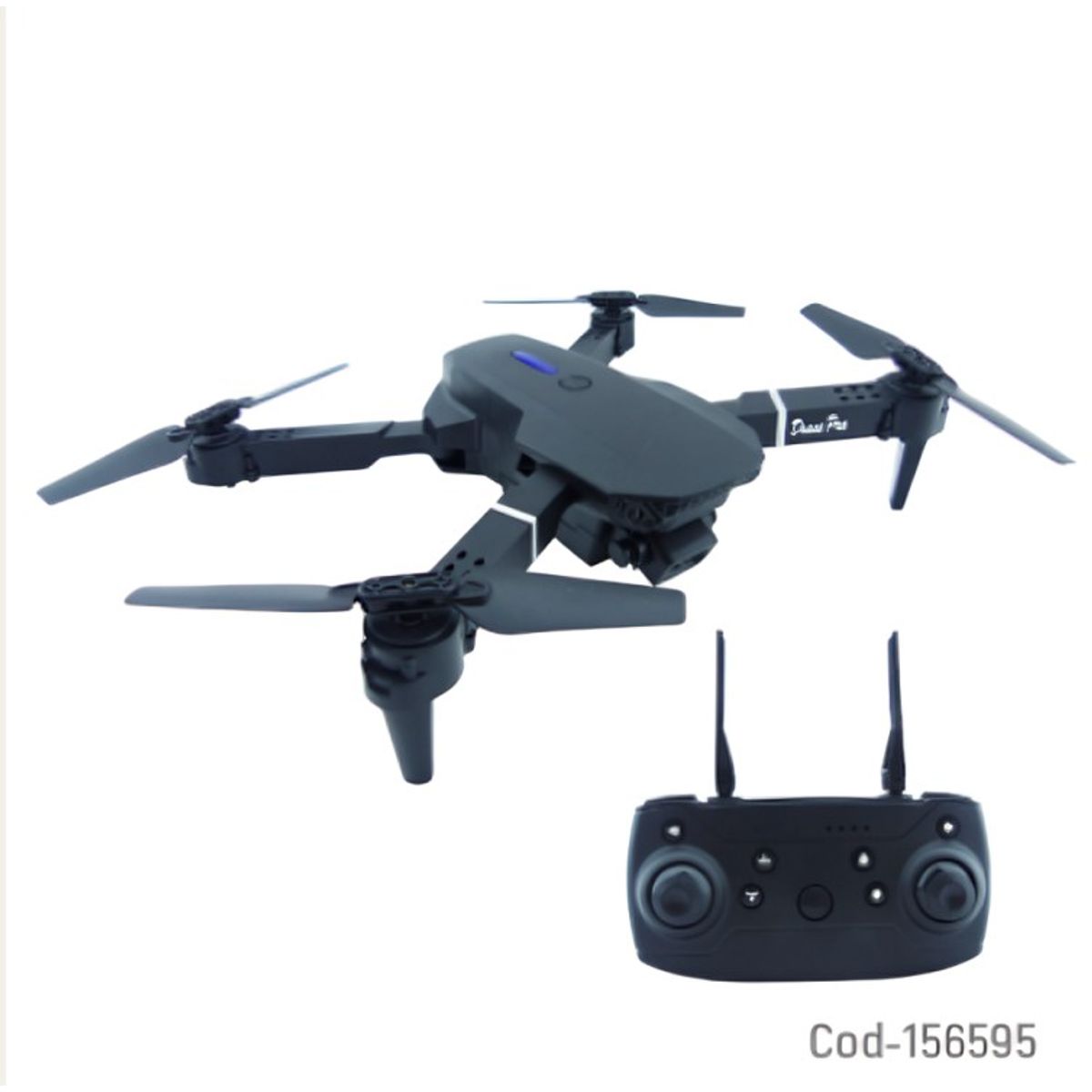 GENERICO - DRONE MOD.E88 WIFI 2 CAMARAS CON ESTUCHE RECARGABLE
