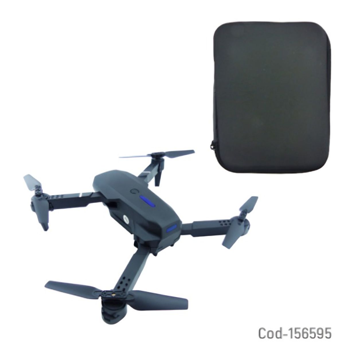 GENERICO - DRONE MOD.E88 WIFI 2 CAMARAS CON ESTUCHE RECARGABLE