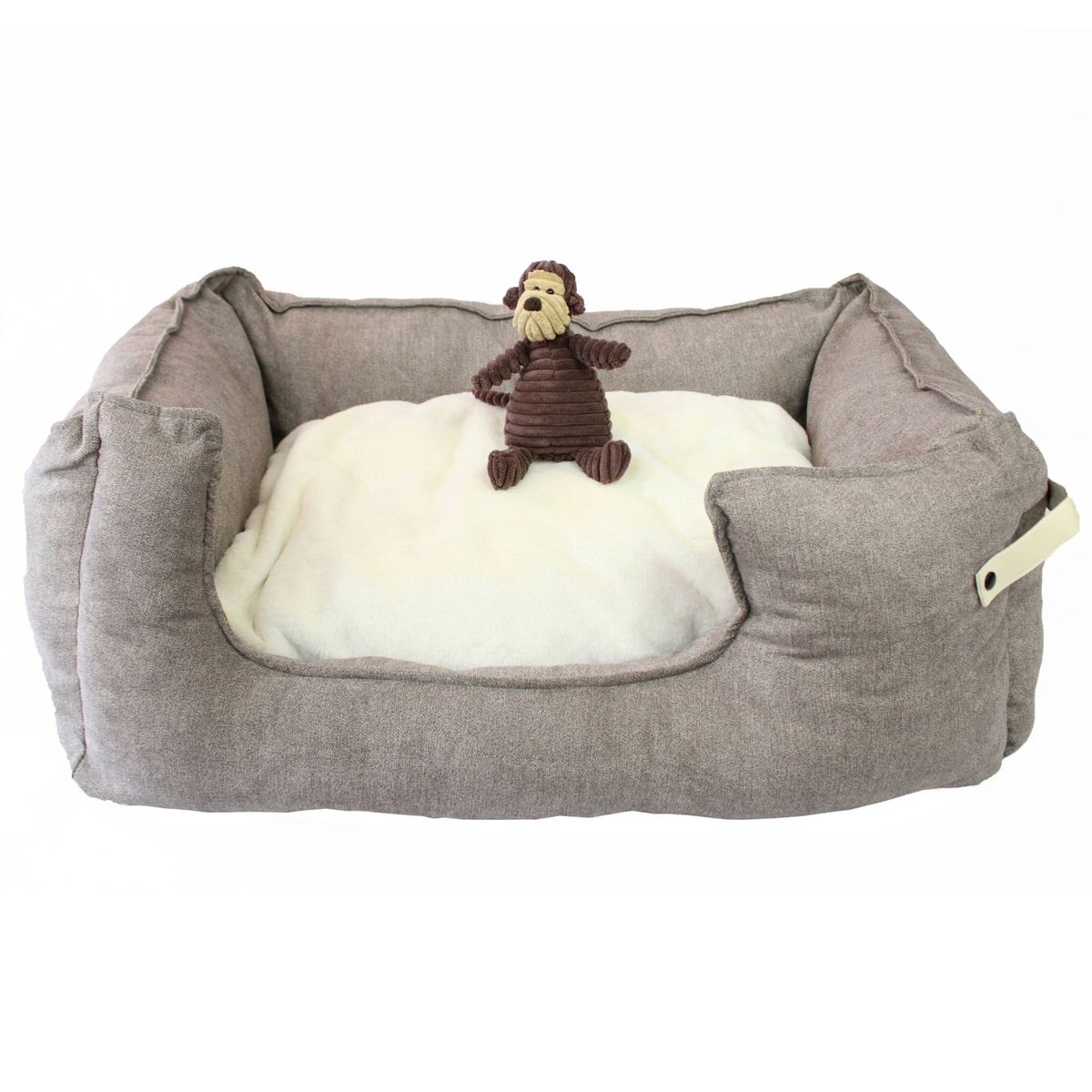 DOG REPUBLIC - Cama de Perros Grande Lavable Café L Diana Animal Republic