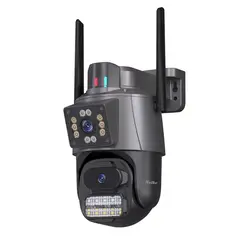 KOLKE - Cámara de Seguridad Doble Lente Simultáneo 3MP Alarma