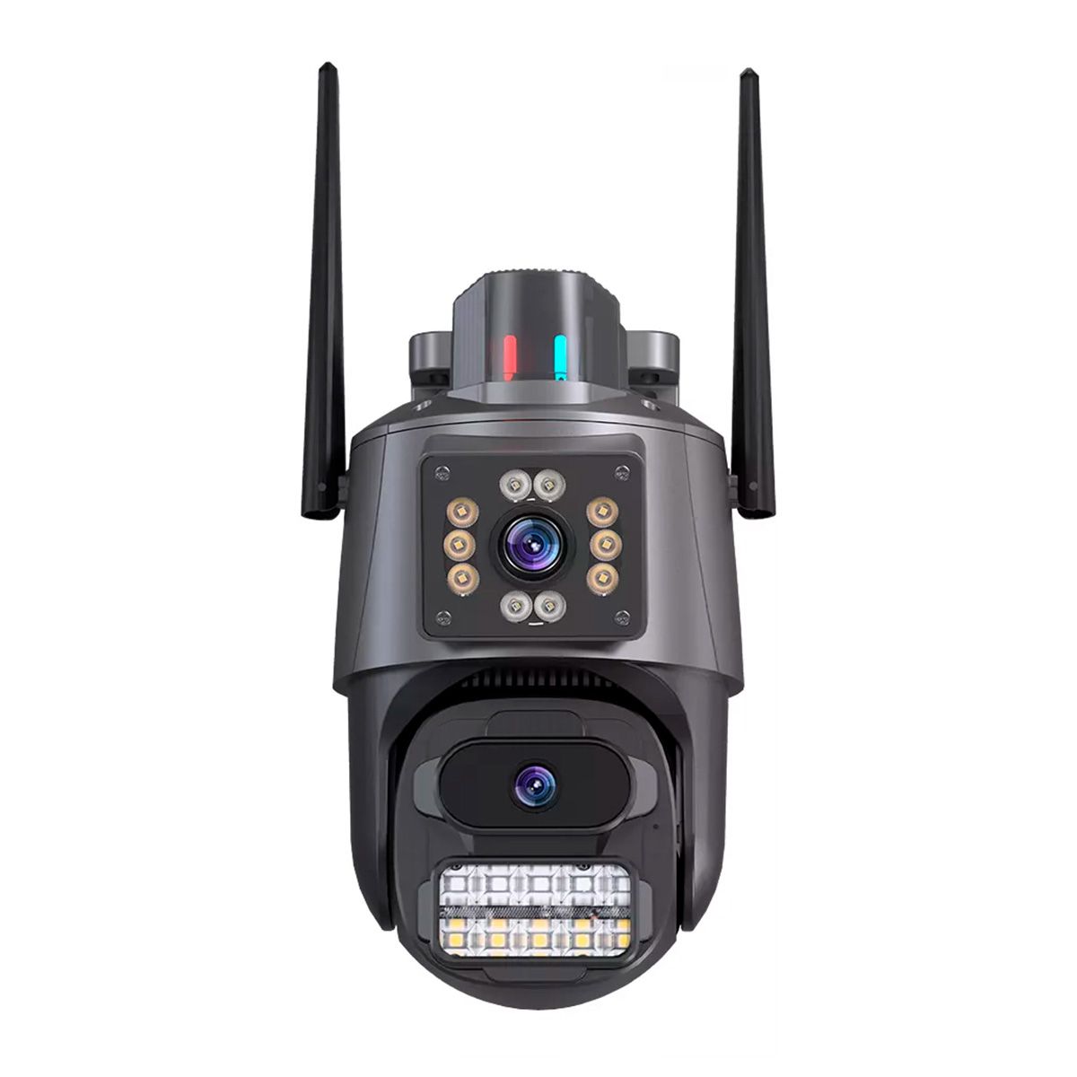 KOLKE - Cámara de Seguridad Kolke Doble Lente Simultáneo 3MP Alarma