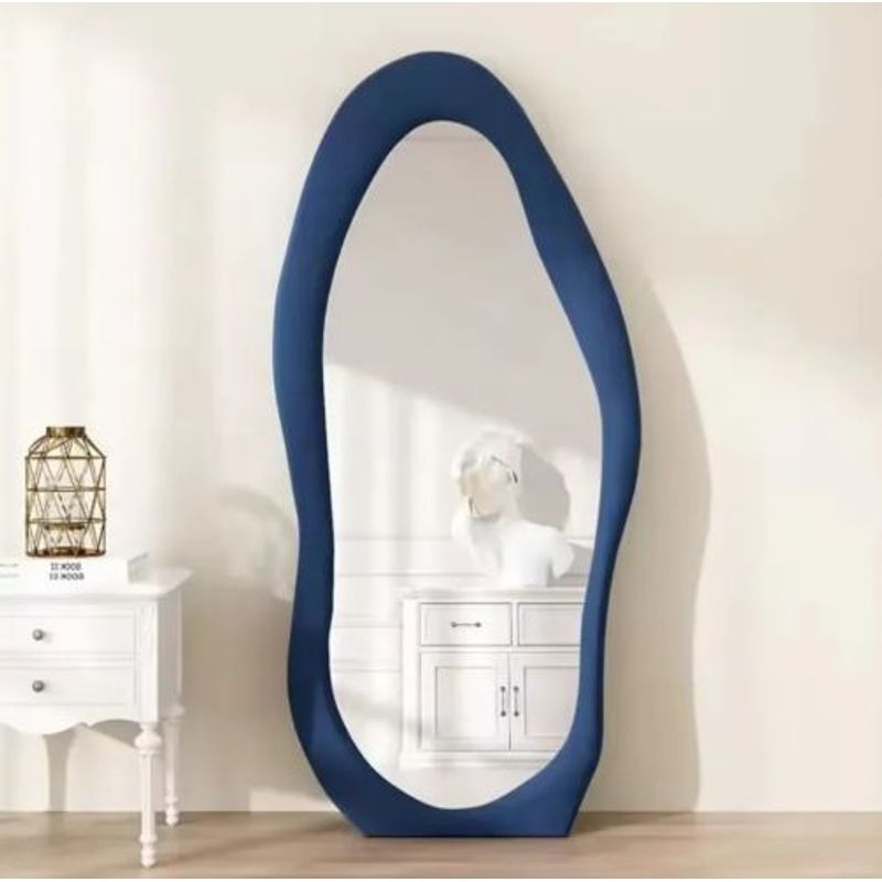 GENERICO - Espejo Irregular Cuerpo Completo 170x70cm Azul