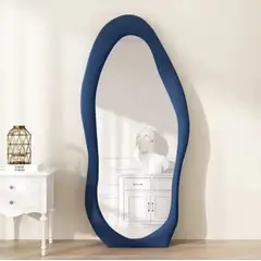 GENERICO - Espejo Irregular Cuerpo Completo 170x70cm Azul