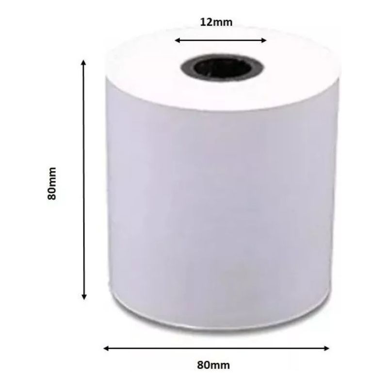 ROZENBERG SPA - Rollos Papel Térmico 80x80 Impresora Termica  Boleta