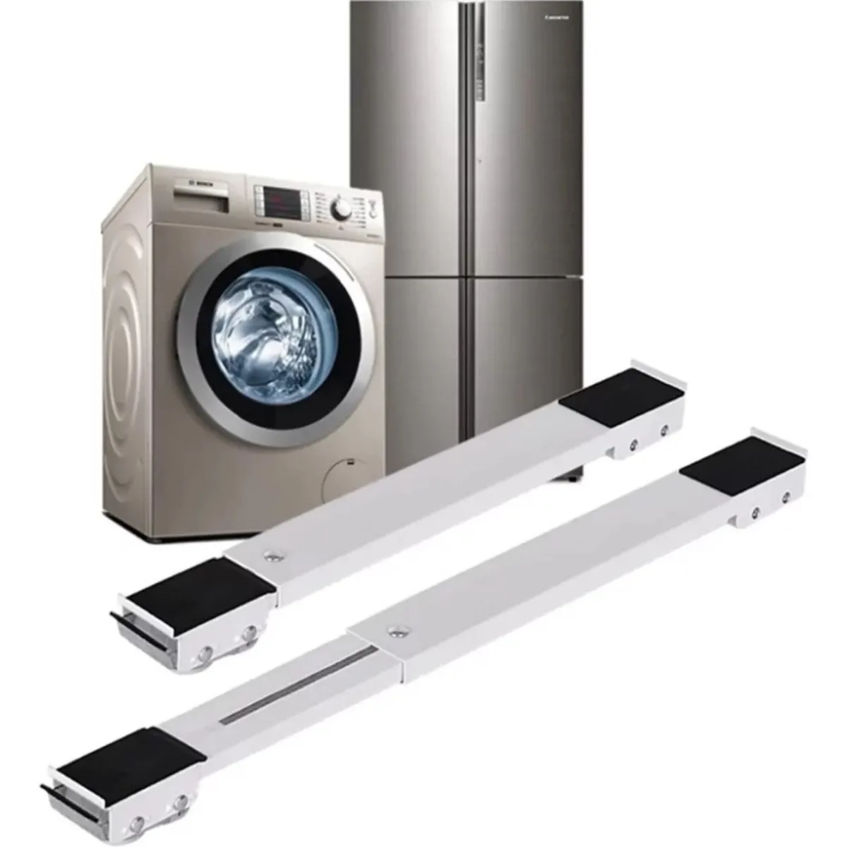 GENERICO - Base Telescópica Cruedas Refrigerador Cocina Lavadora 300kg