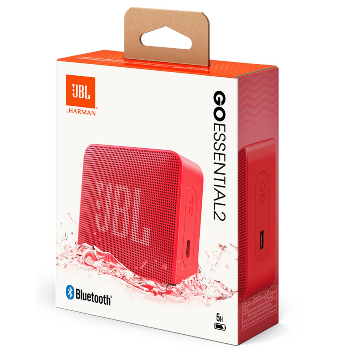 JBL - Parlante Bluetooth Portátil JBL Go Essential 2 Rojo