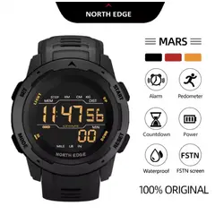 NORTH EDGE - Smartwatch MARS Sumergible Surf 50m Negro