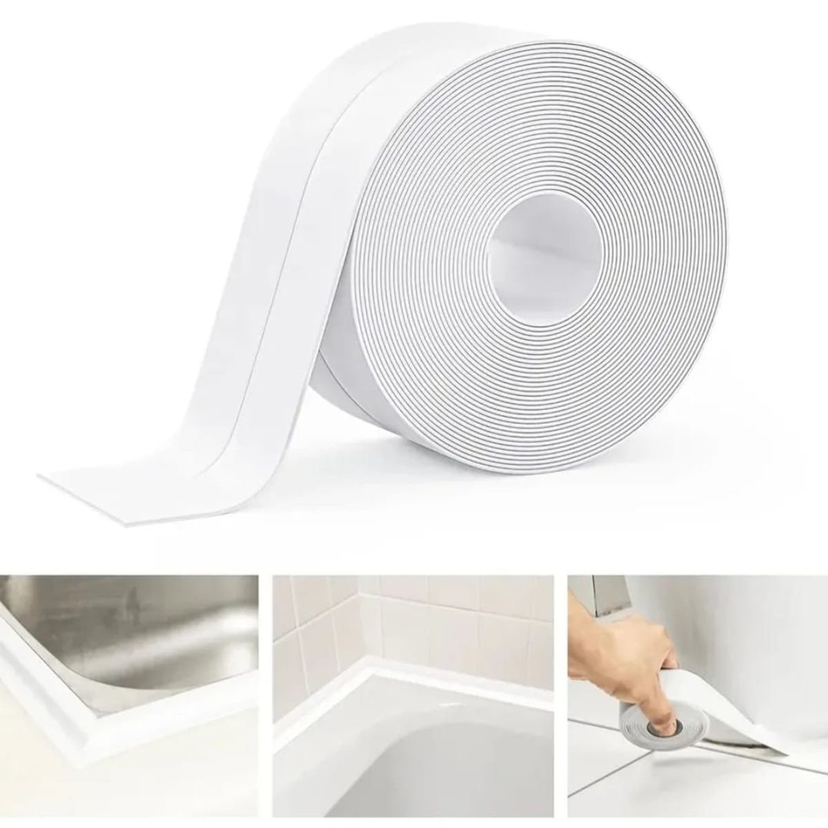 GENERICO - Tira Sellado Autoadhesivo Impermeable Cocina Baño Fregadero