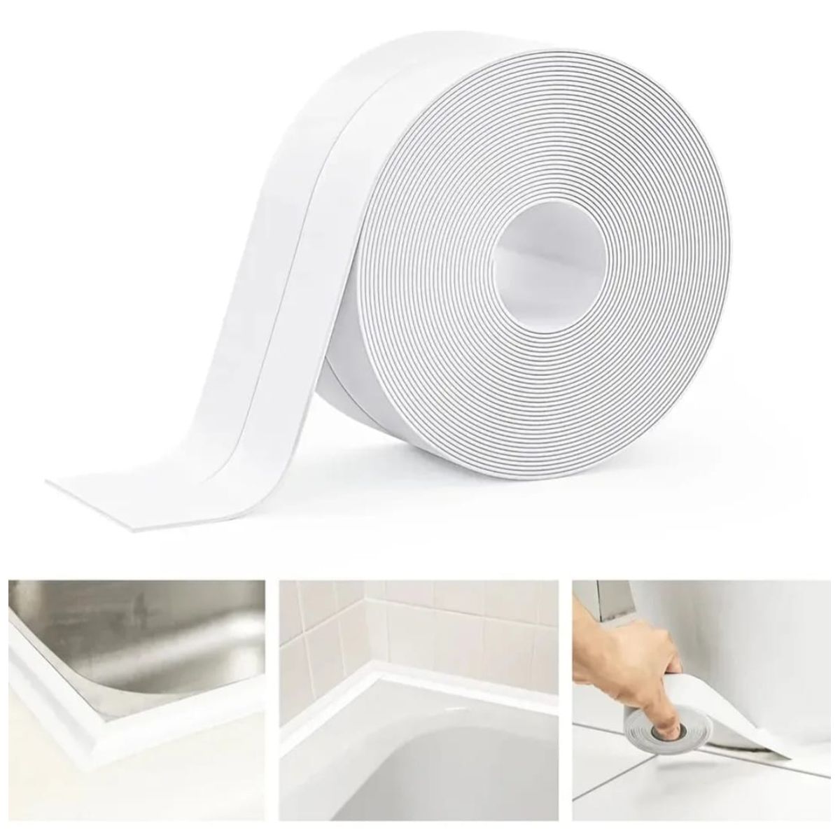 GENERICO - Tira Sellado Autoadhesivo Impermeable Cocina Baño Fregadero