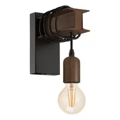 EGLO - Apliqué de pared Townshend Acero 1X10W E27 L8cm