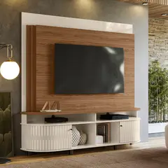 DECO CLASS - HOME THEATER DAYTONA NATURALE OFF WHITE 65 183x179x38 cm