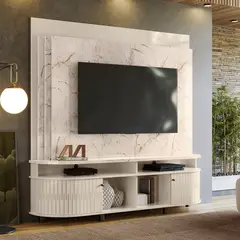 DECO CLASS - HOME THEATER DAYTONA CALACATA OFF WHITE 65 183x179x38 cm