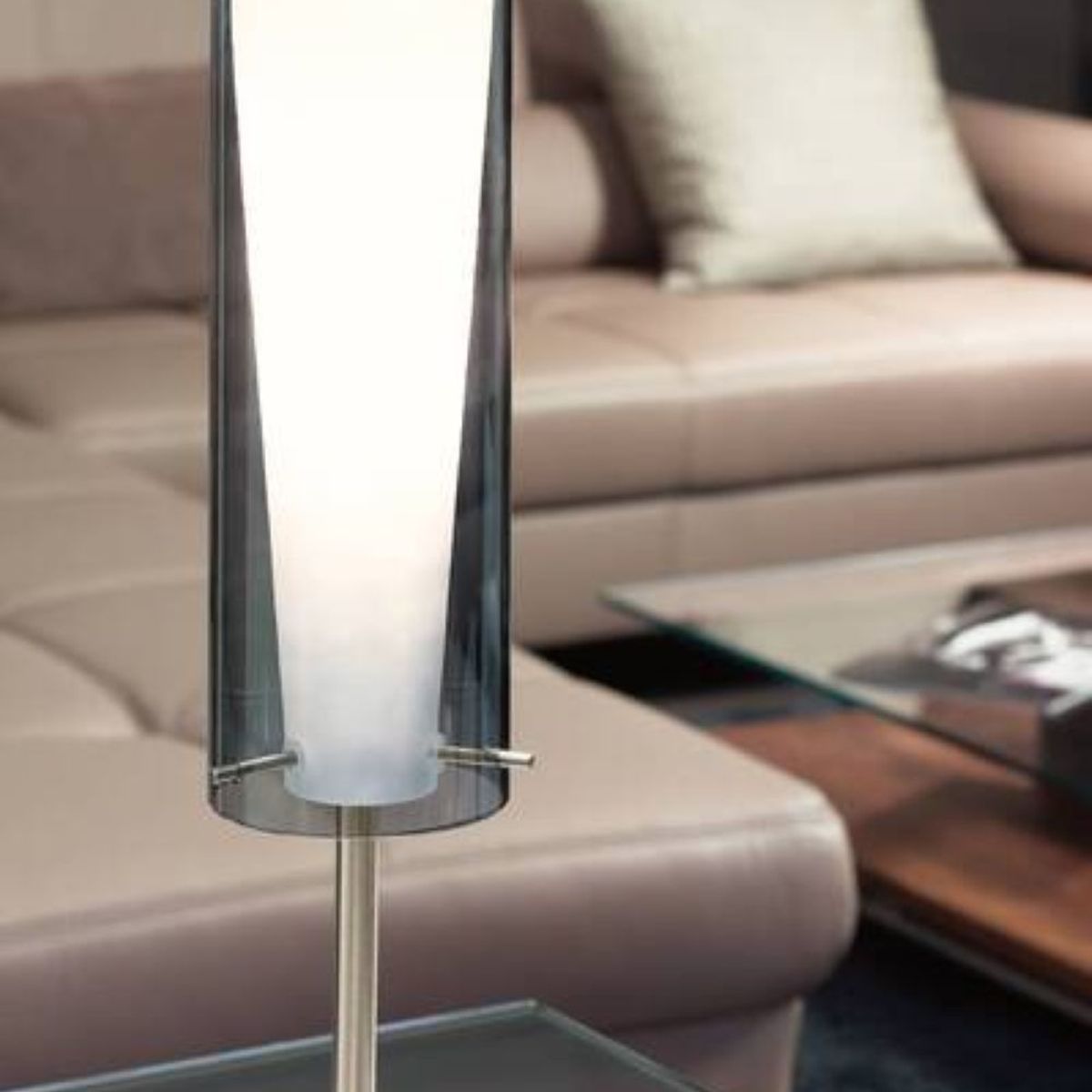 EGLO - Lámpara Sobremesa Pinto Acero Cromado 1X60W E27