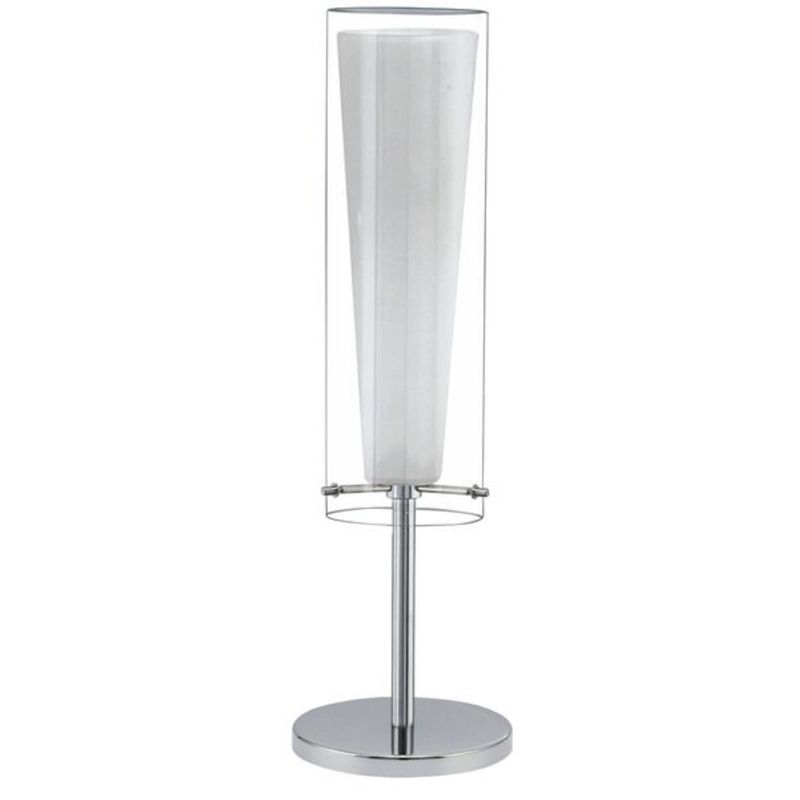 EGLO - Lámpara Sobremesa Pinto Acero Cromado 1X60W E27