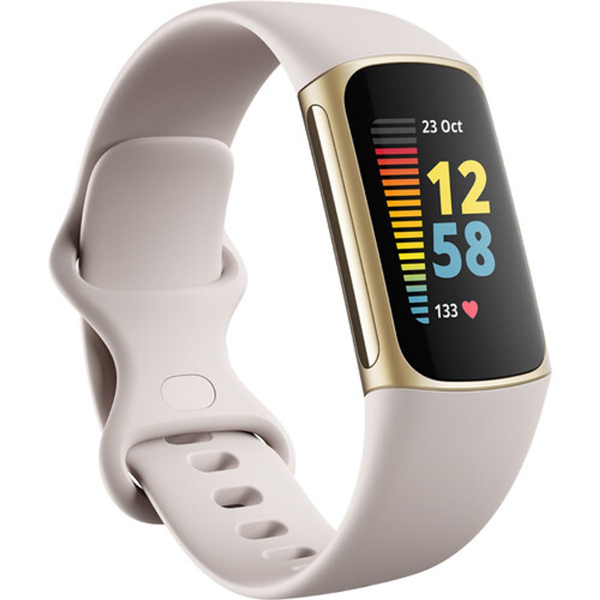 FITBIT - Fitbit Charge 5 Aluminio Pulsera de actividad - Blanco Marfil