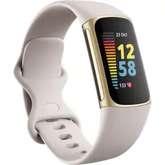 FITBIT - Charge 5 Aluminio Pulsera de actividad - Blanco Marfil