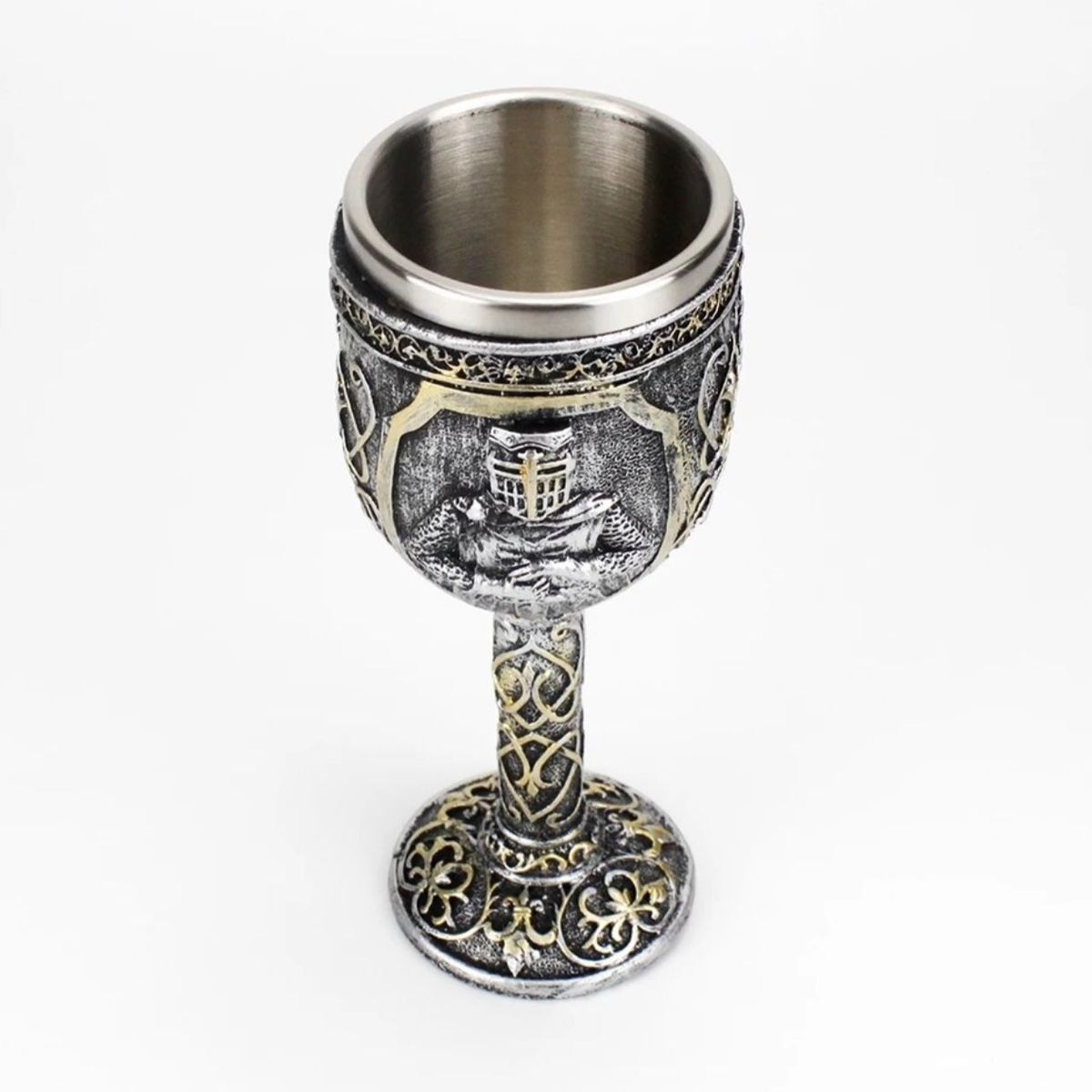 GENERICO - Copa Caballero Medieval Acero Inoxidable