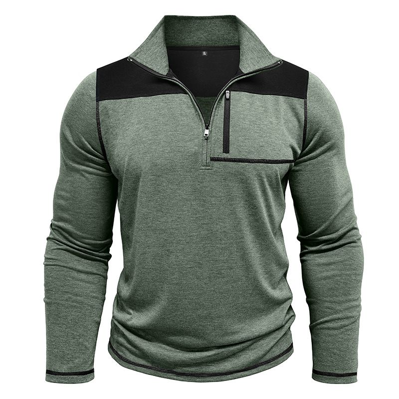 BLWOENS - Polera de manga larga para hombres - Verde