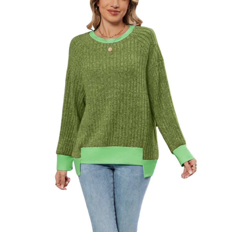 BLWOENS - Polera de manga larga para mujers - Verde