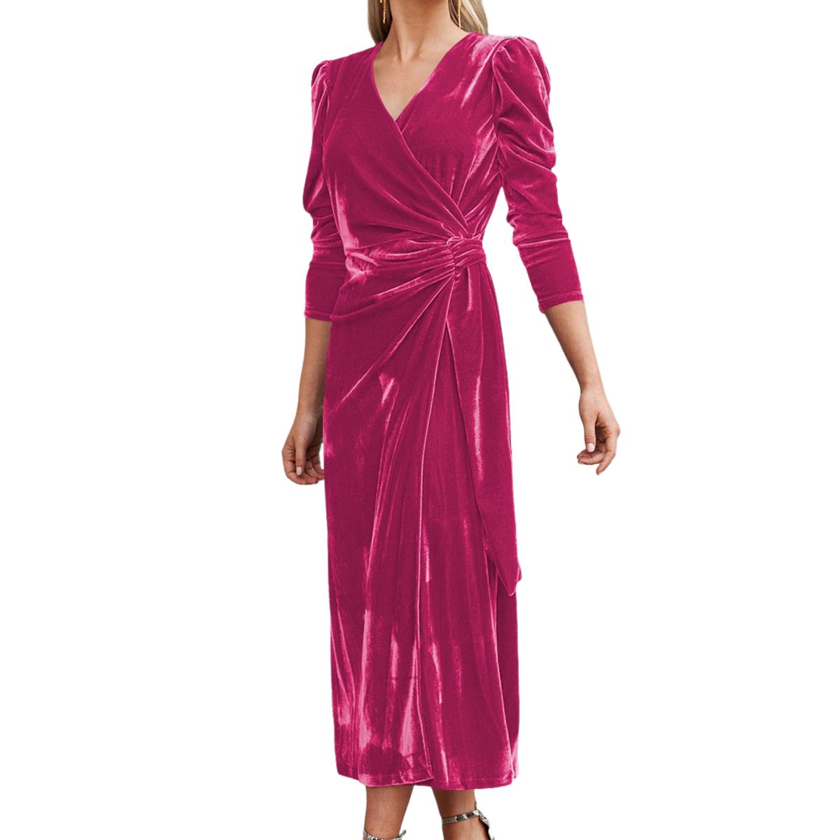 BLWOENS - Vestidos casuales de para mujeres - Rosa