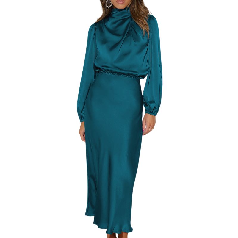 BLWOENS - Vestidos casuales de para mujeres - Verde