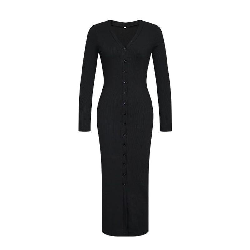 BLWOENS - Vestidos casuales de para mujeres - Negro