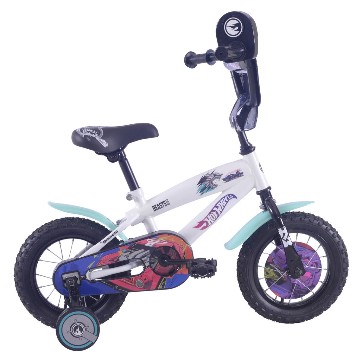 BIANCHI - Bicicleta Niño Infantil Hotwheels 12 Blanco Bianchi