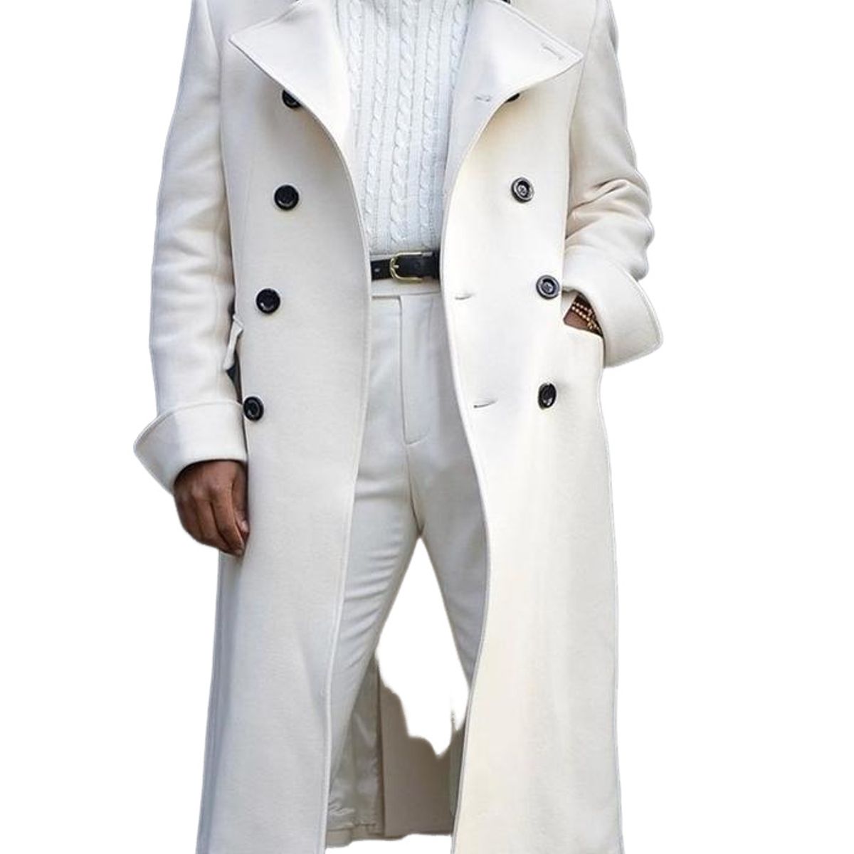 BLWOENS - Chaqueta de invierno para hombres - Blanco