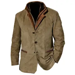 BLWOENS - Chaqueta de invierno para hombres - Beige.