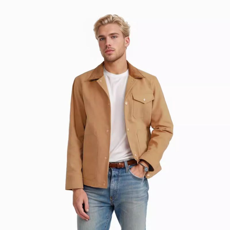 BLWOENS - Chaqueta de invierno para hombres - Beige