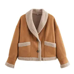 BLWOENS - Chaqueta de invierno para mujer - Marrón.