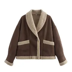 BLWOENS - Chaqueta de invierno para mujer - Marrón