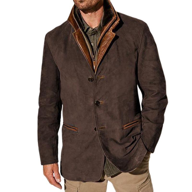 BLWOENS - Chaqueta de invierno para hombres - Marrón