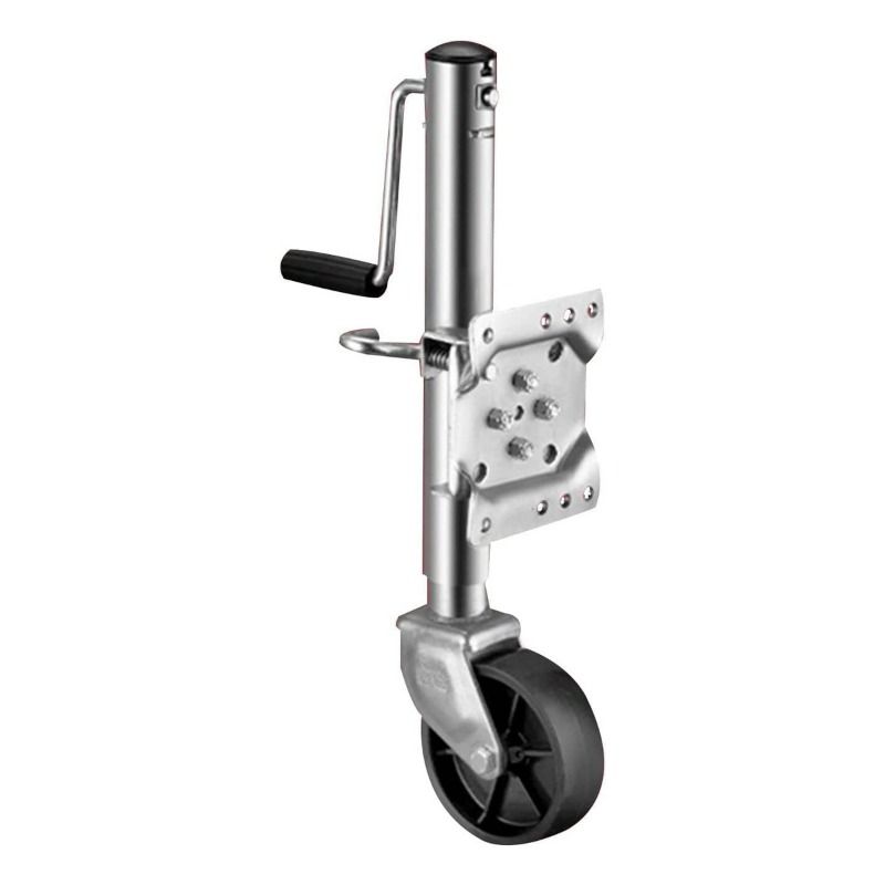 QUICK - Pata Carro Arrastre Rueda Maniobrable Enganche