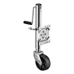 QUICK - Pata Carro Arrastre Rueda Maniobrable Enganche