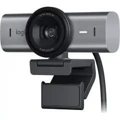 LOGITECH - MX Brio Ultra HD 4K Streaming Webcam - Grafite