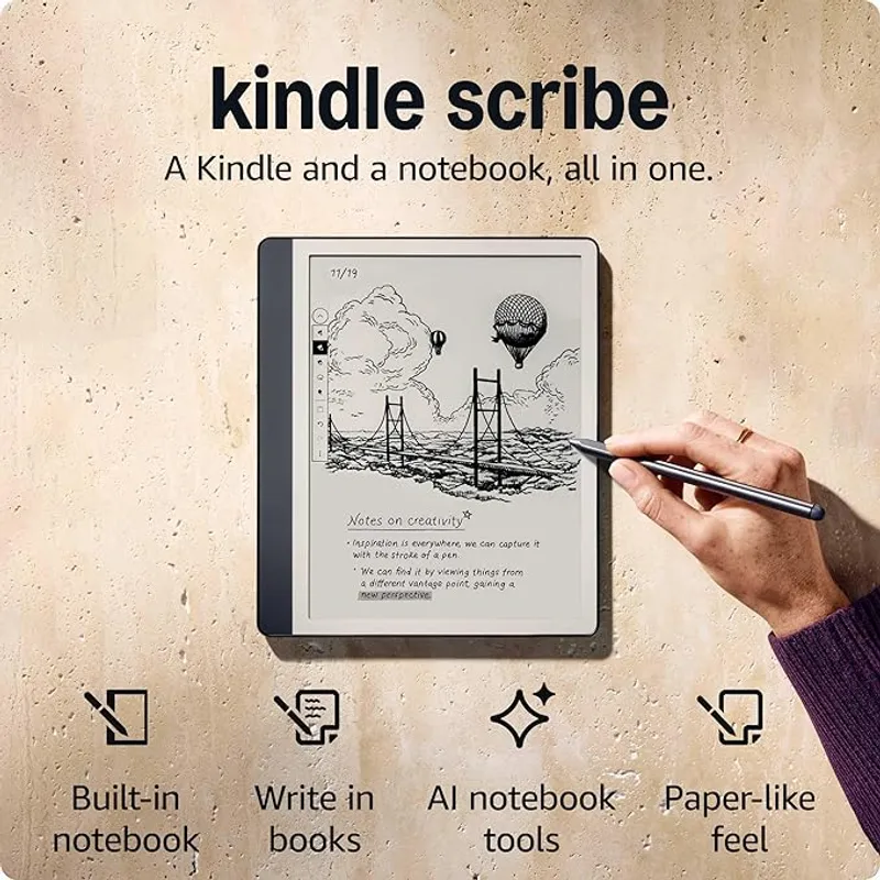 AMAZON Amazon Kindle Scribe 2024 Premium Pen 32GB - Tungsten
