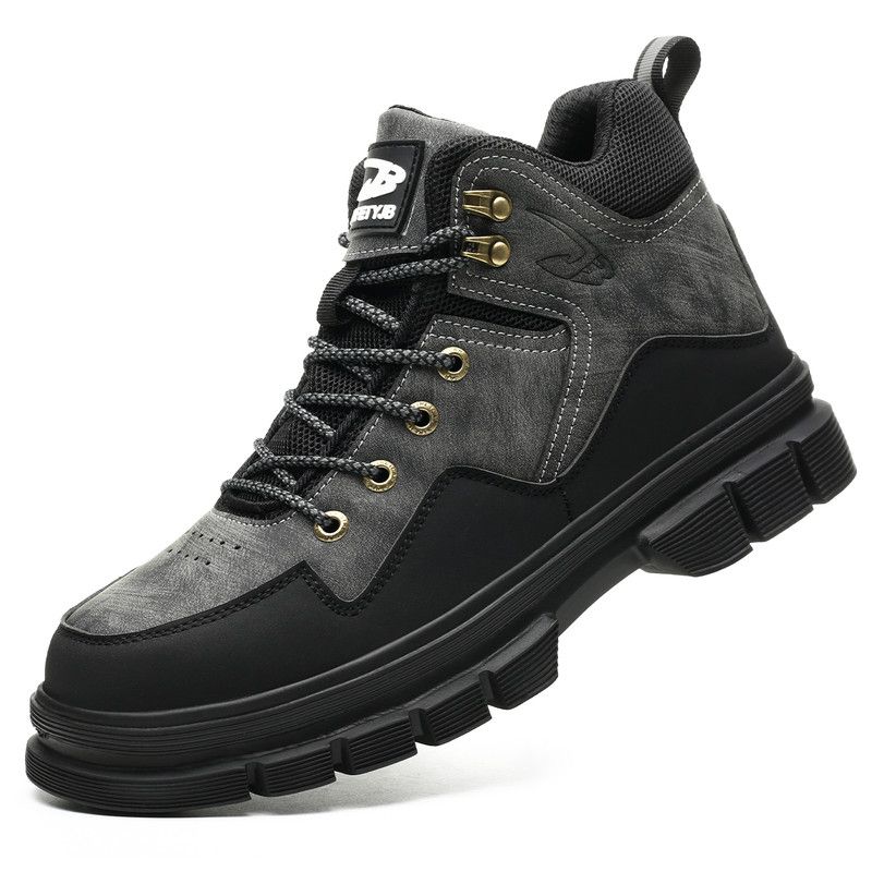 DANWEILE - Zapatos de Seguridad Zapato de Trabajo Botín De Seguridad