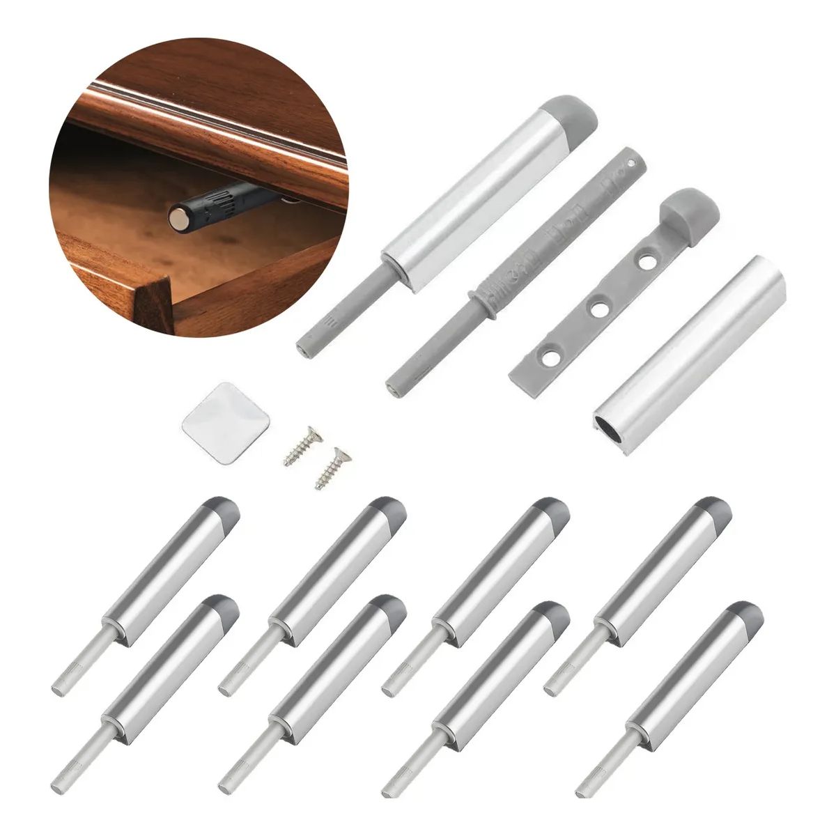 Sistemas De Apertura Push Open Para Apertura Cajon 8 Pack, marca EDWINAYY - Foto Principal