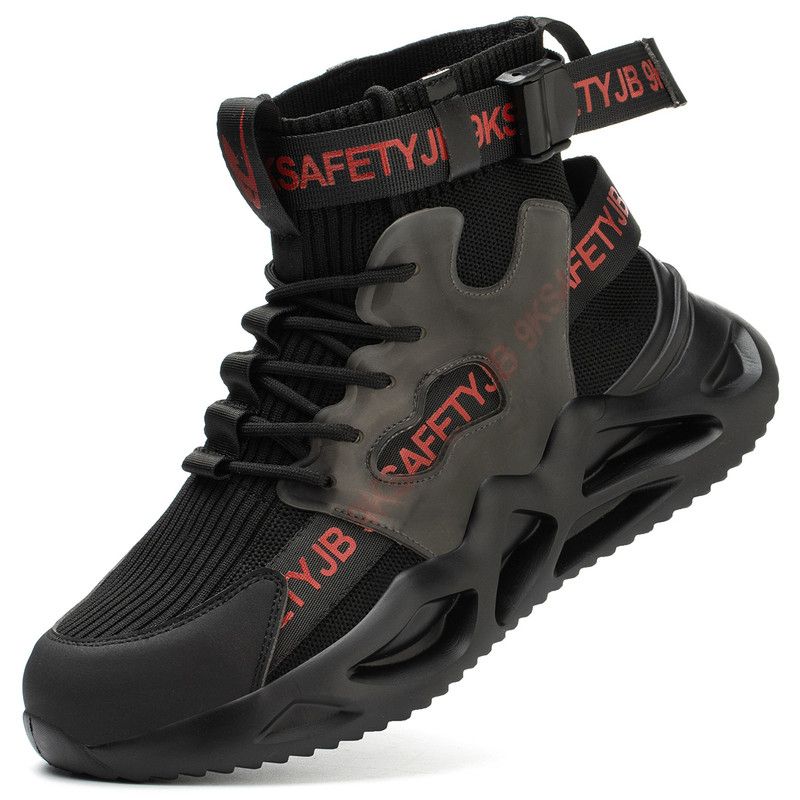 DANWEILE - Zapatos de Seguridad Zapato de Trabajo Botín De Seguridad