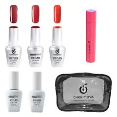 CHERIMOYA - Esmalte De Uñas Y Juego De Luces Led Para Uñas