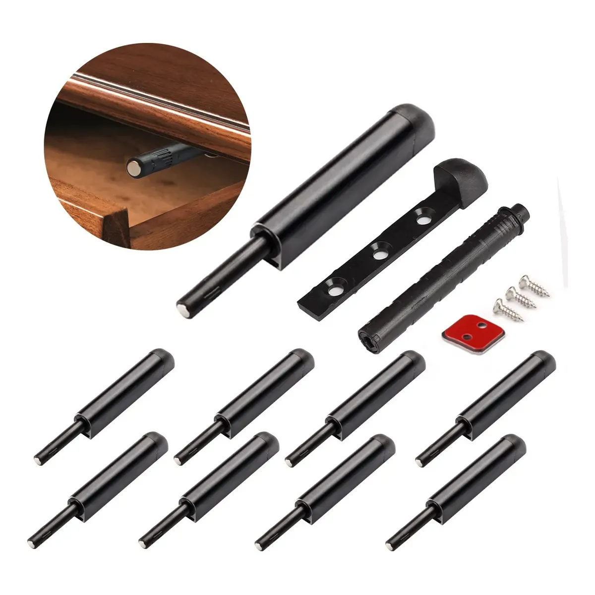 EDWINAYY - Sistemas De Apertura Push Open Para Apertura Cajon 8 Pack