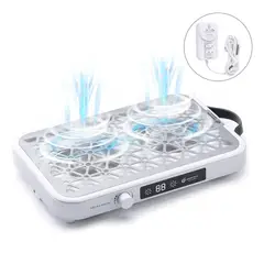 CHERIMOYA - Extractor De Polvo Para Uñas Acrílicas De Doble Turbina 48w