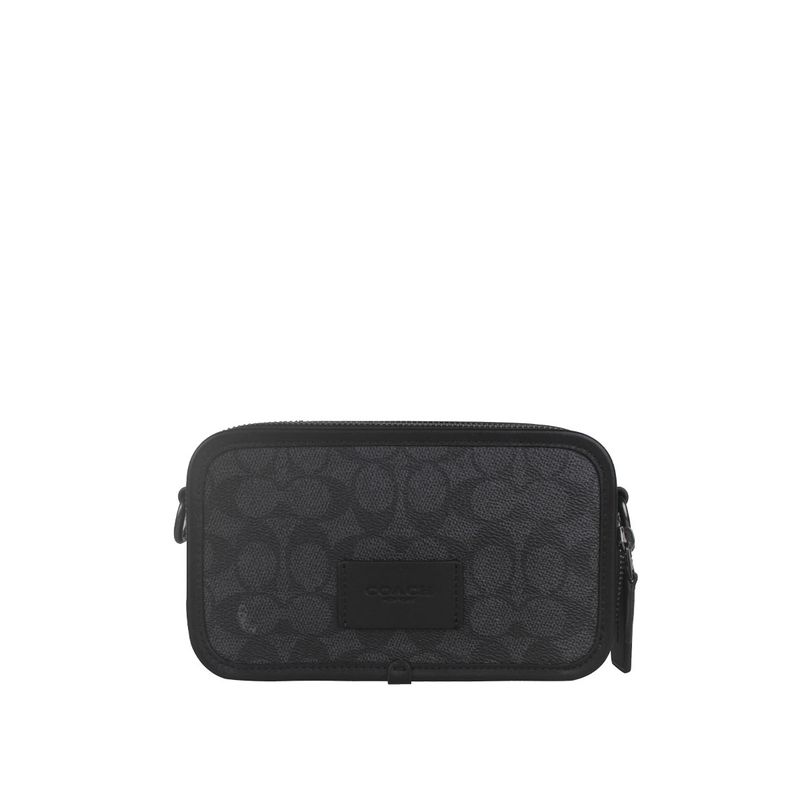 COACH - COACH Cartera Hombre Negro Carbón Cw365