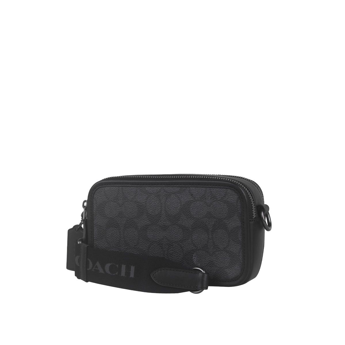 COACH - COACH Cartera Hombre Negro Carbón Cw365