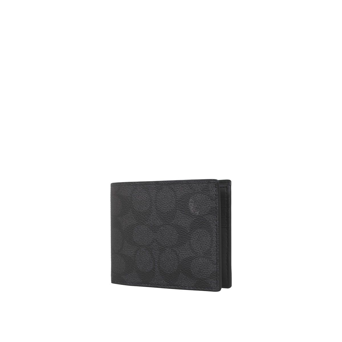 COACH - COACH Cartera Hombre Negro y Gris CW380