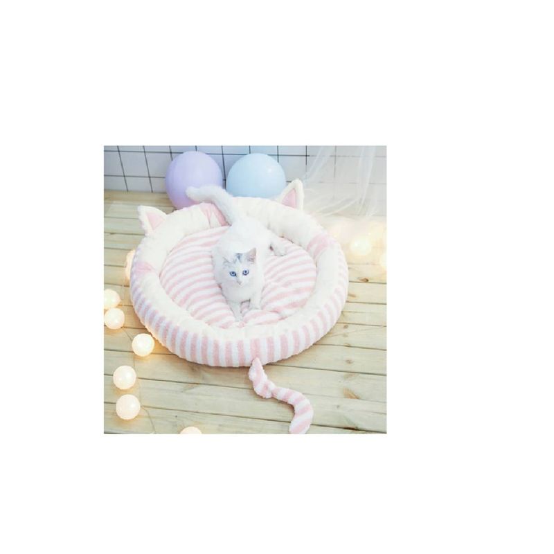 GENERICO - Cama Mascota Oreja y Cola Pink