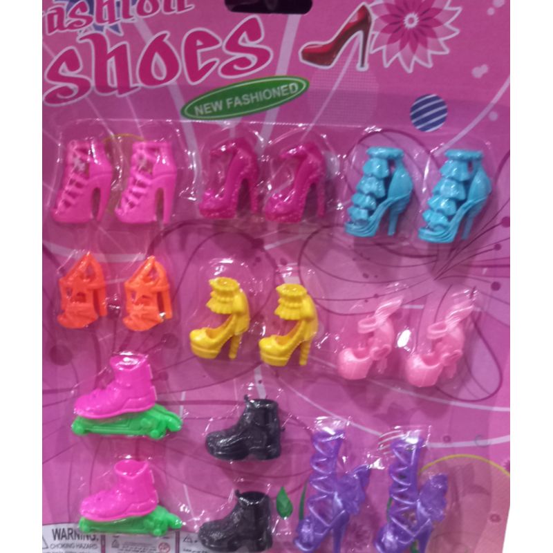 GENERICO - Set De Zapatos Para Las Barbie De Tus Princesas